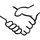 icon da amal de duas mãos a cumprimentar que representa a união e a colaboração do nosso impacto