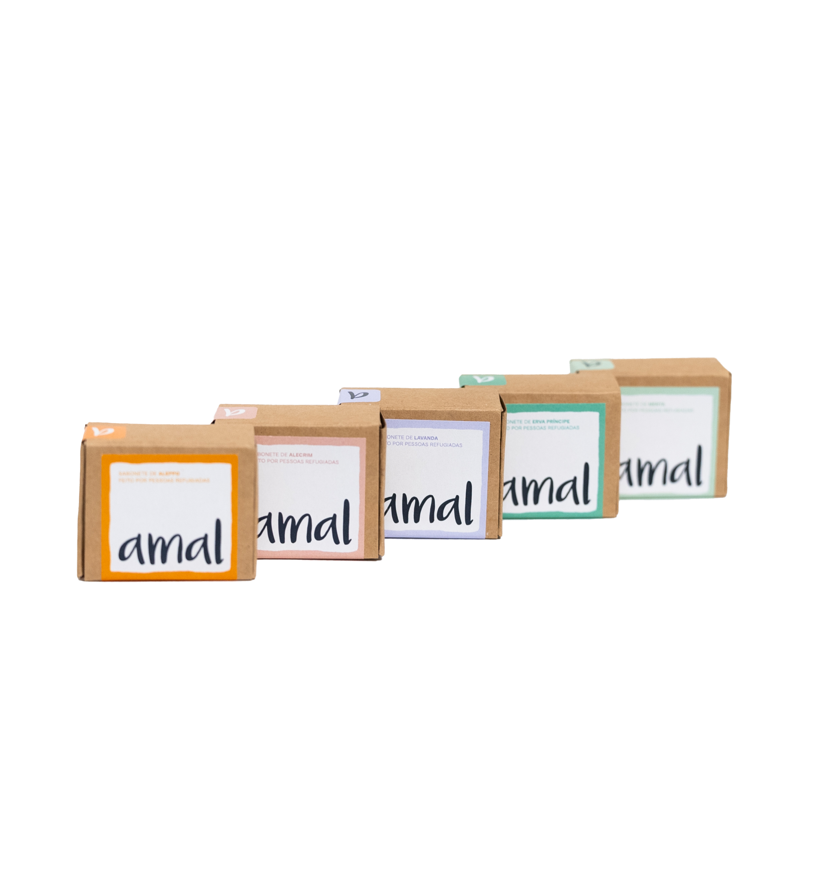 Collection of 5 AMAL Soaps 35g