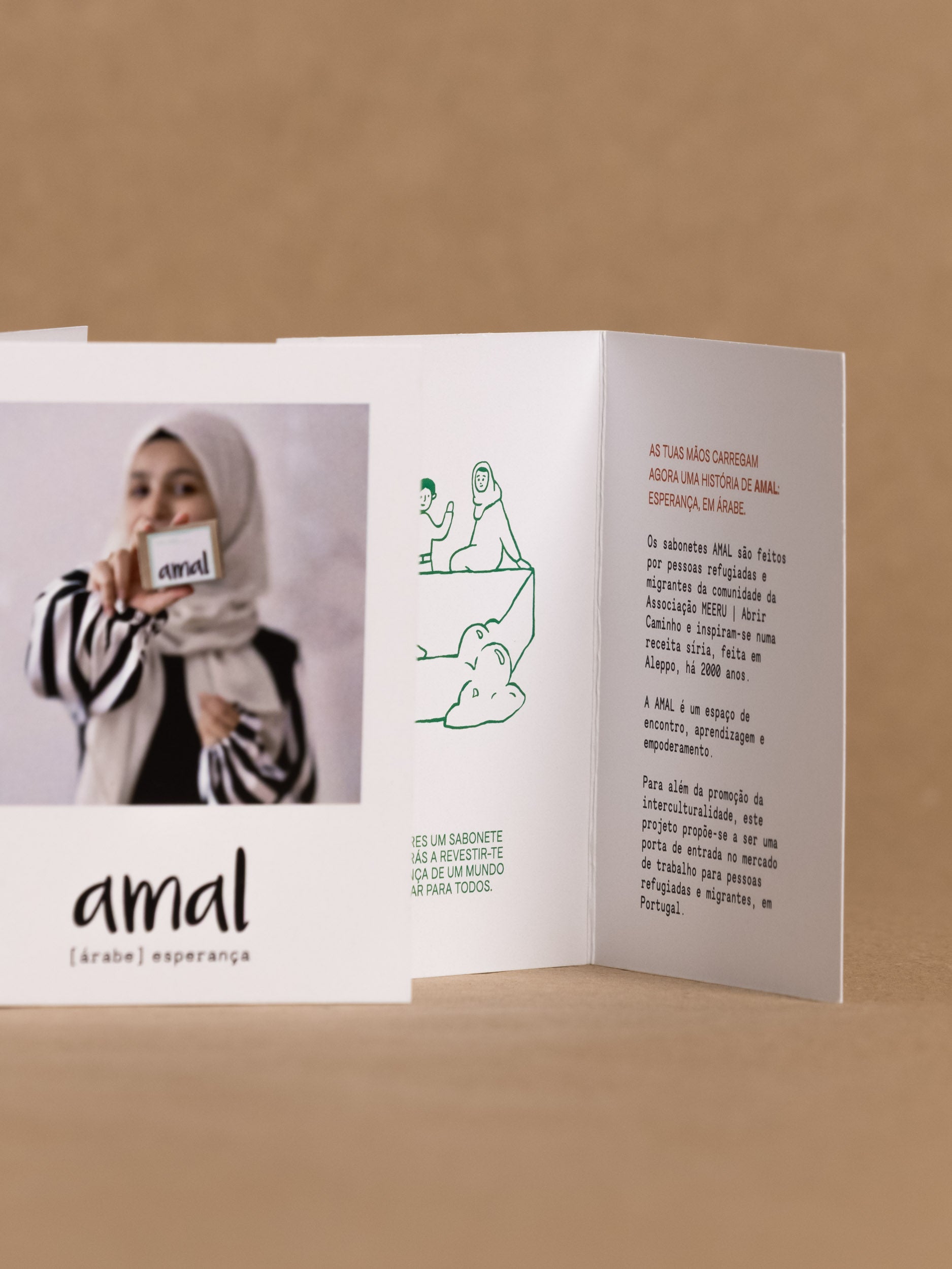 Postais Explicativos AMAL SOAP – Missão e Identidade do Projeto